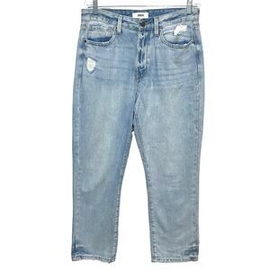 JBG Just Black Denim Light Wash Distressed Jeans Womens 29 Ripped Grunge DP532N